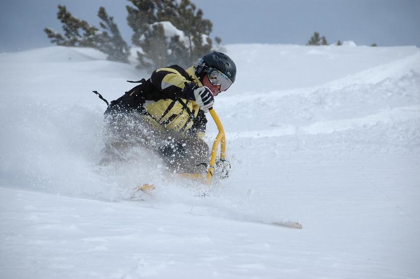 snowbike powder freeride